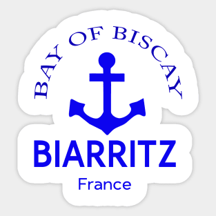 Biarritz Bay of Biscay France Sticker